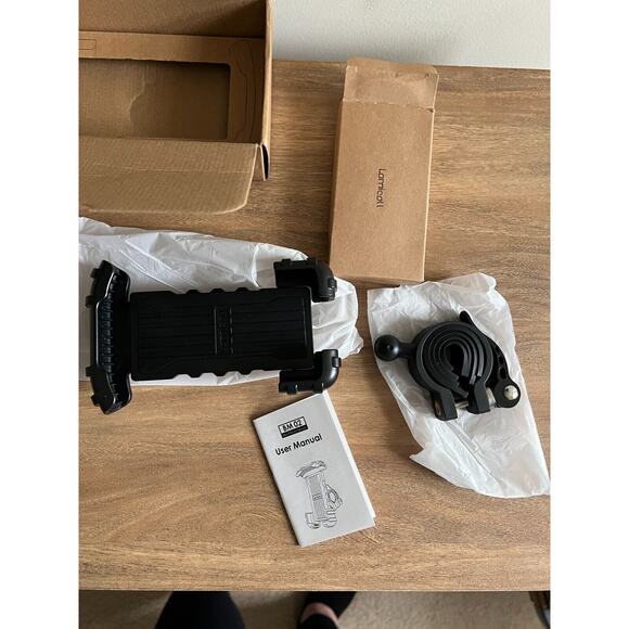 Bike Phone Holder, Motorcycle Phone Mount - Lamicall Bicycle Handlebar Cell Phon - Picture 4 of 8